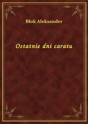 : Ostatnie dni caratu - ebook