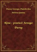 Nina : powieść Jerzego Duruy - ebook