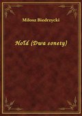 ebooki: Hołd (Dwa sonety) - ebook