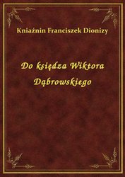 : Do księdza Wiktora Dąbrowskiego - ebook