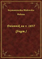 : Dziennik za r. 1837 (fragm.) - ebook