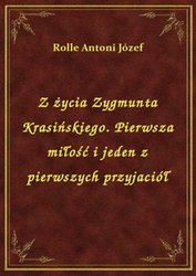 : Z życia Zygmunta Krasińskiego. Pierwsza miłość i jeden z pierwszych przyjaciół - ebook
